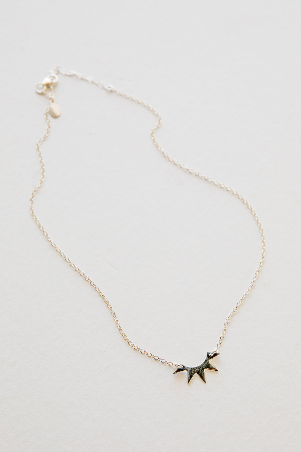 Silver Ray Necklace