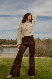 Brown Cord Eastcoast Flare