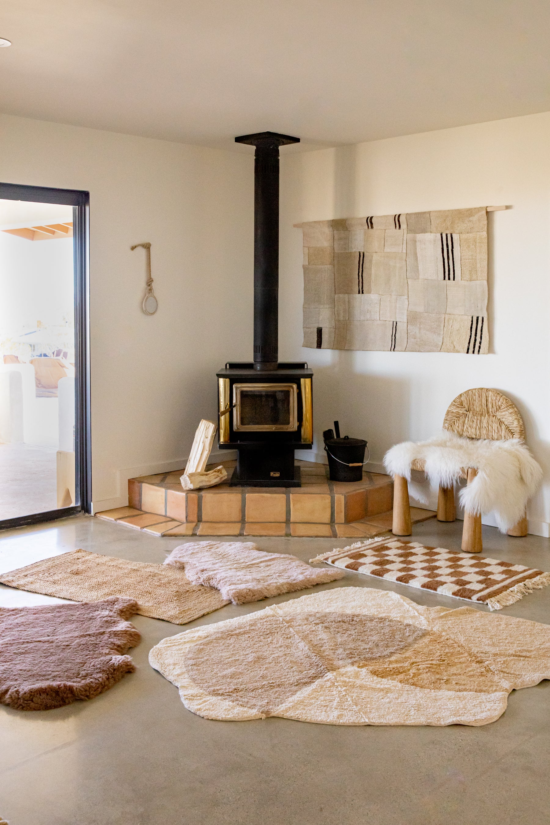 Cocoa + Natural Azia Rug