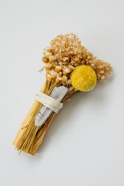 Peruvian Palo Santo + Quartz Crystal Smudge Stick