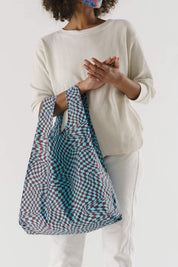 Sky Trippy Checker Baggu