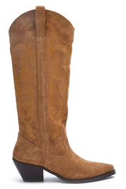 Tan Suede Agency Boot