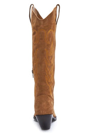 Tan Suede Agency Boot