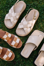 Camel + Ivory Scacchi Espadrille
