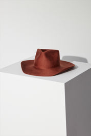 Burnt Orange Willa Fedora