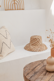 Amber Ombre Woven Bucket