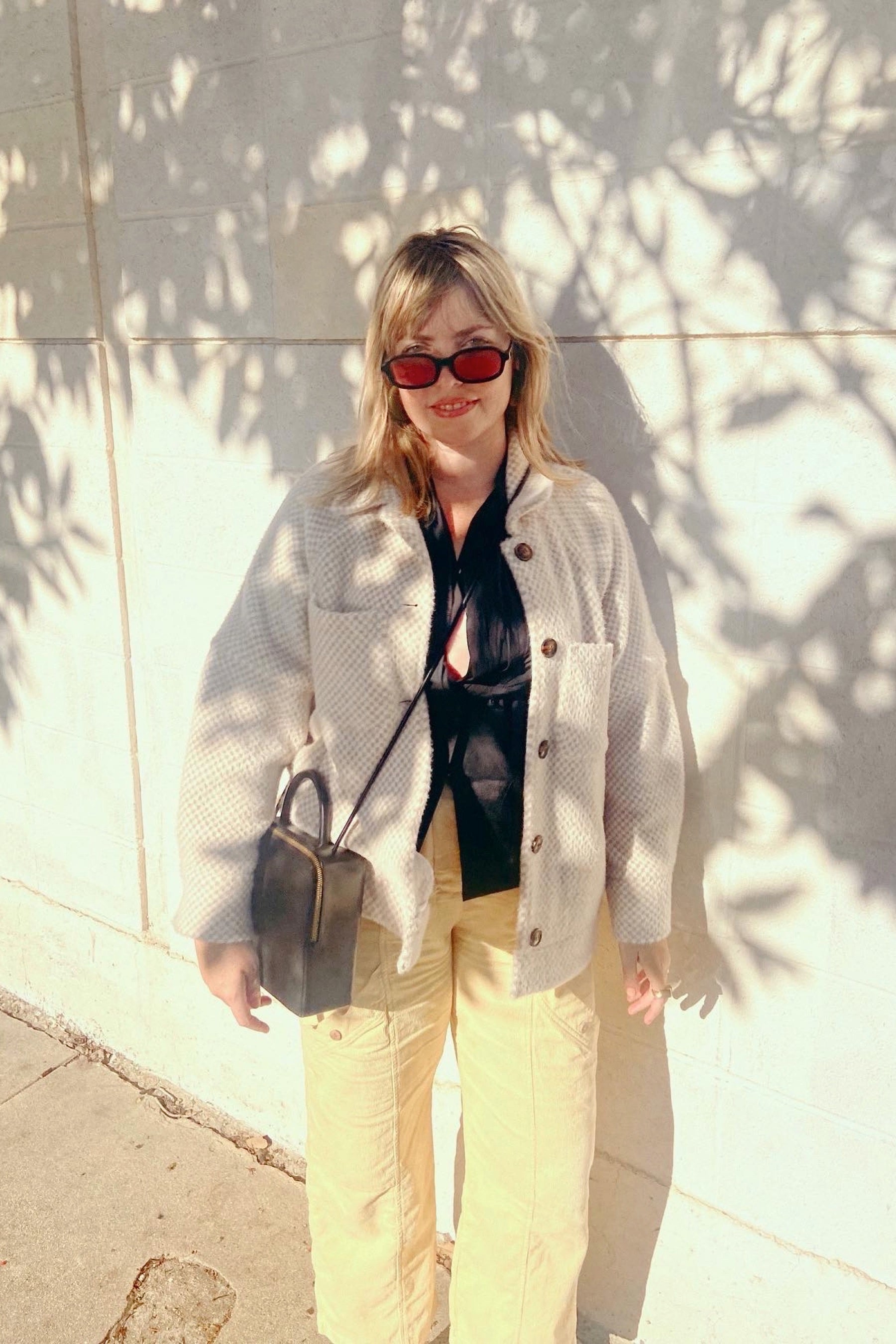 Lydia Check Oversized Jacket