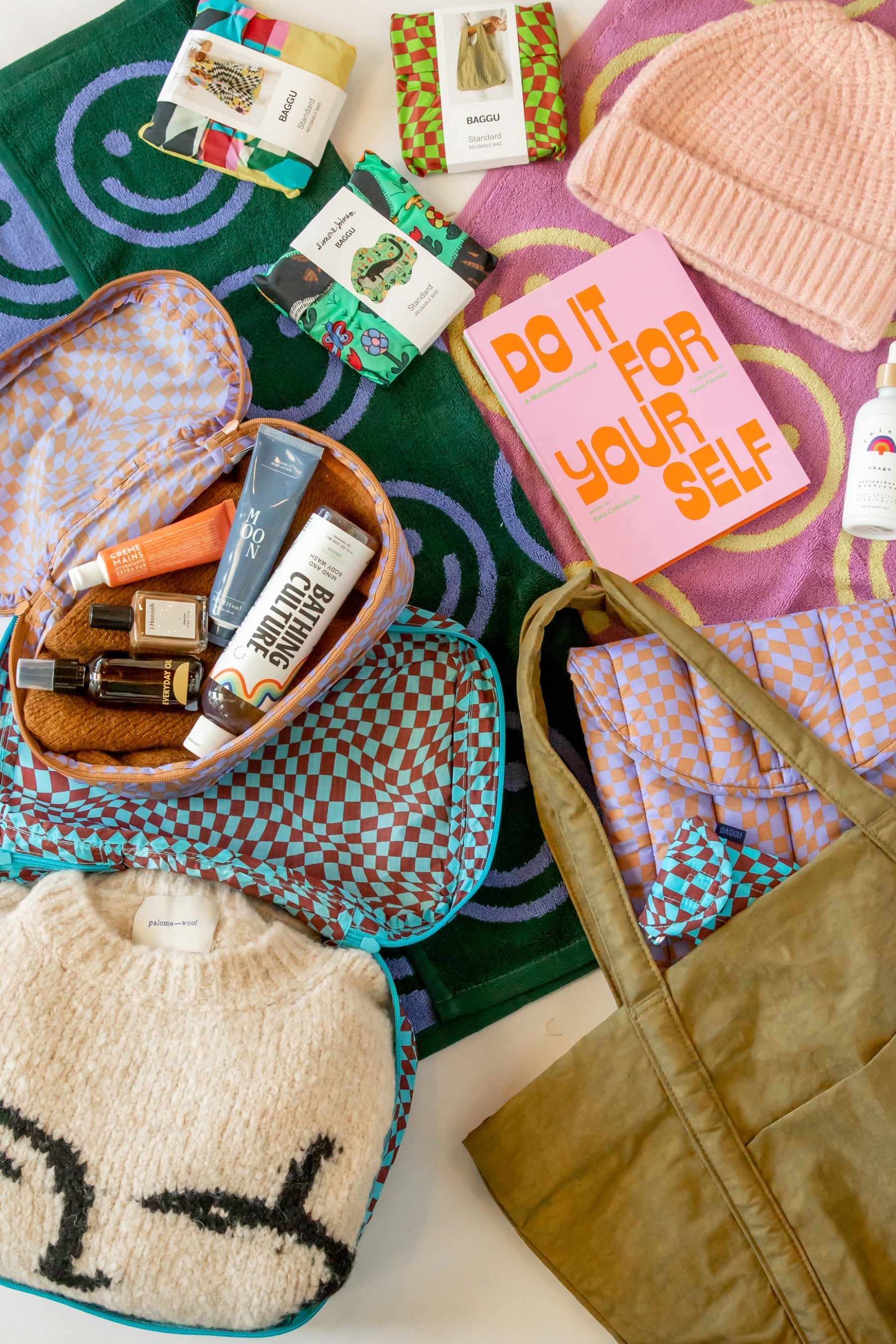 Trippy Checkers Storage Cube Set