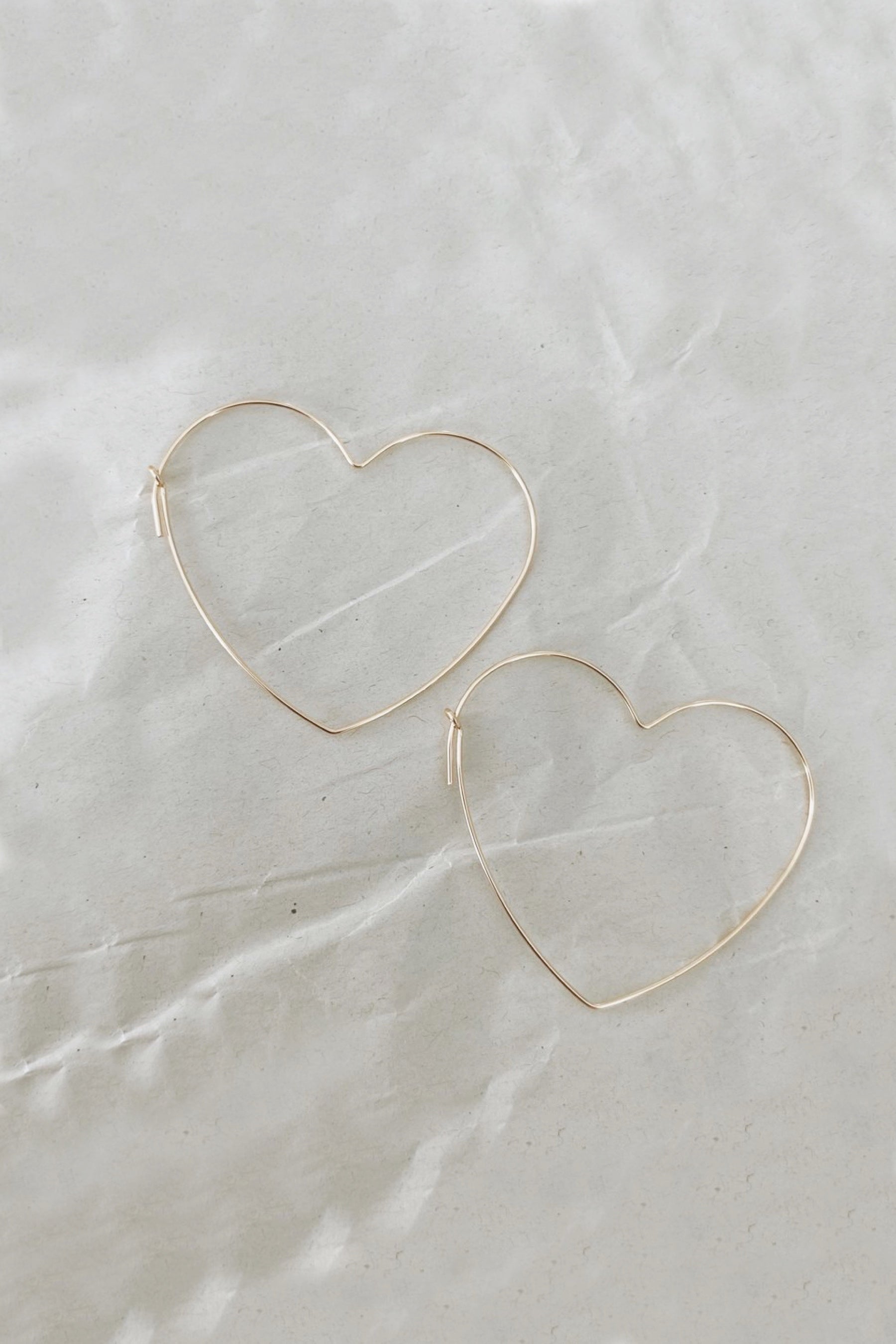 Gold Amor Hoops