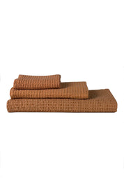 Terracotta Simple Waffle Wash Cloth