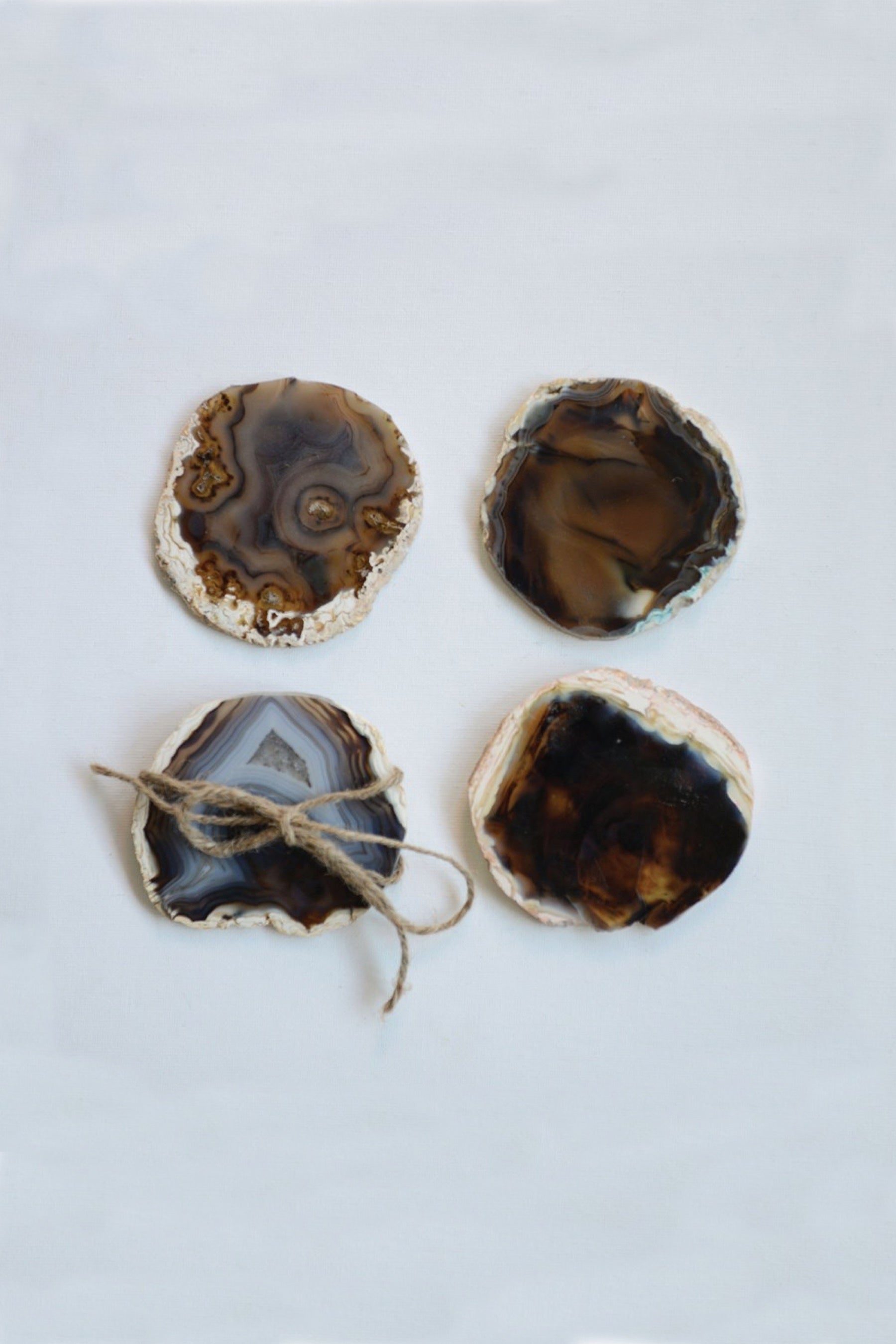 Agate Coaster Set