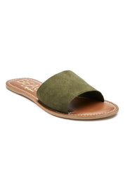 Olive Suede Cabana Sandal