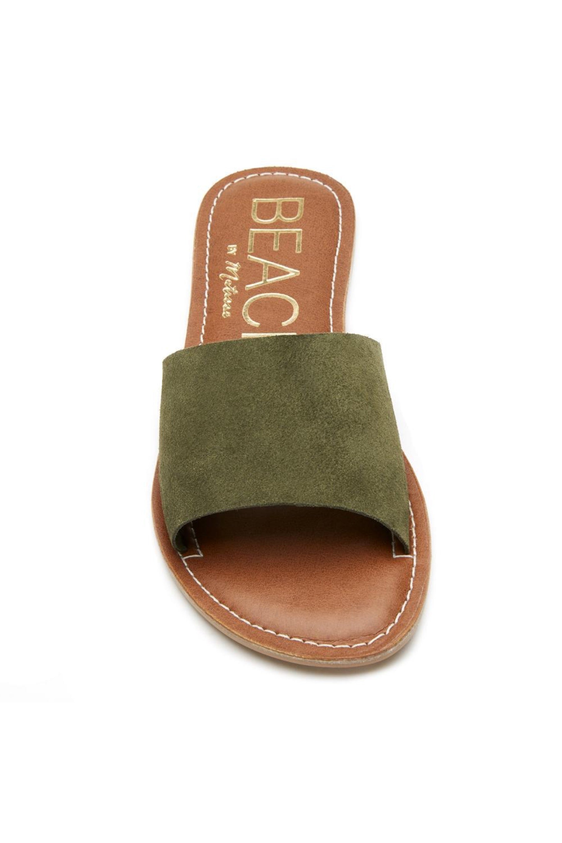 Olive Suede Cabana Sandal