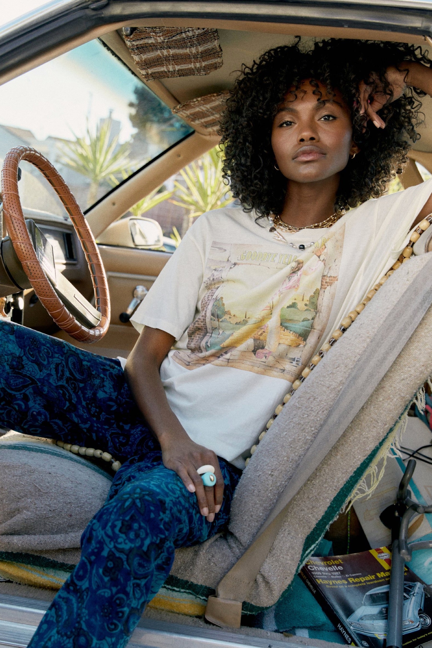 Elton John Yellow Brick Road Boyfriend Tee