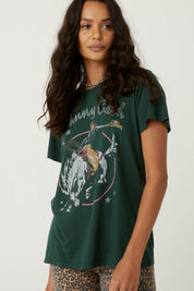 Emerald Johnny Cash Rodeo Tour Tee