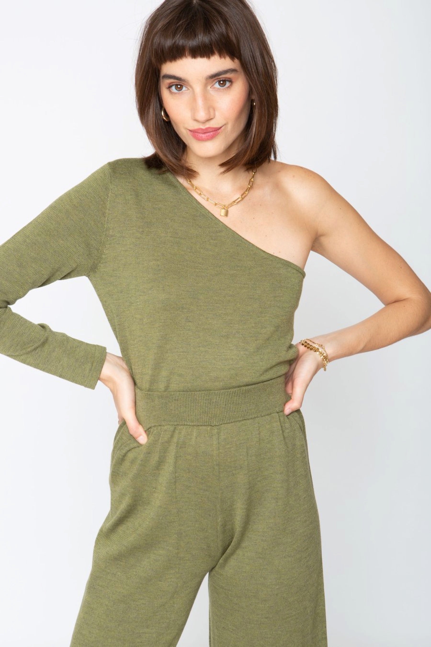 Sage Long Sleeve Lora Top