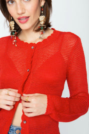 Brick Mollie Cardigan