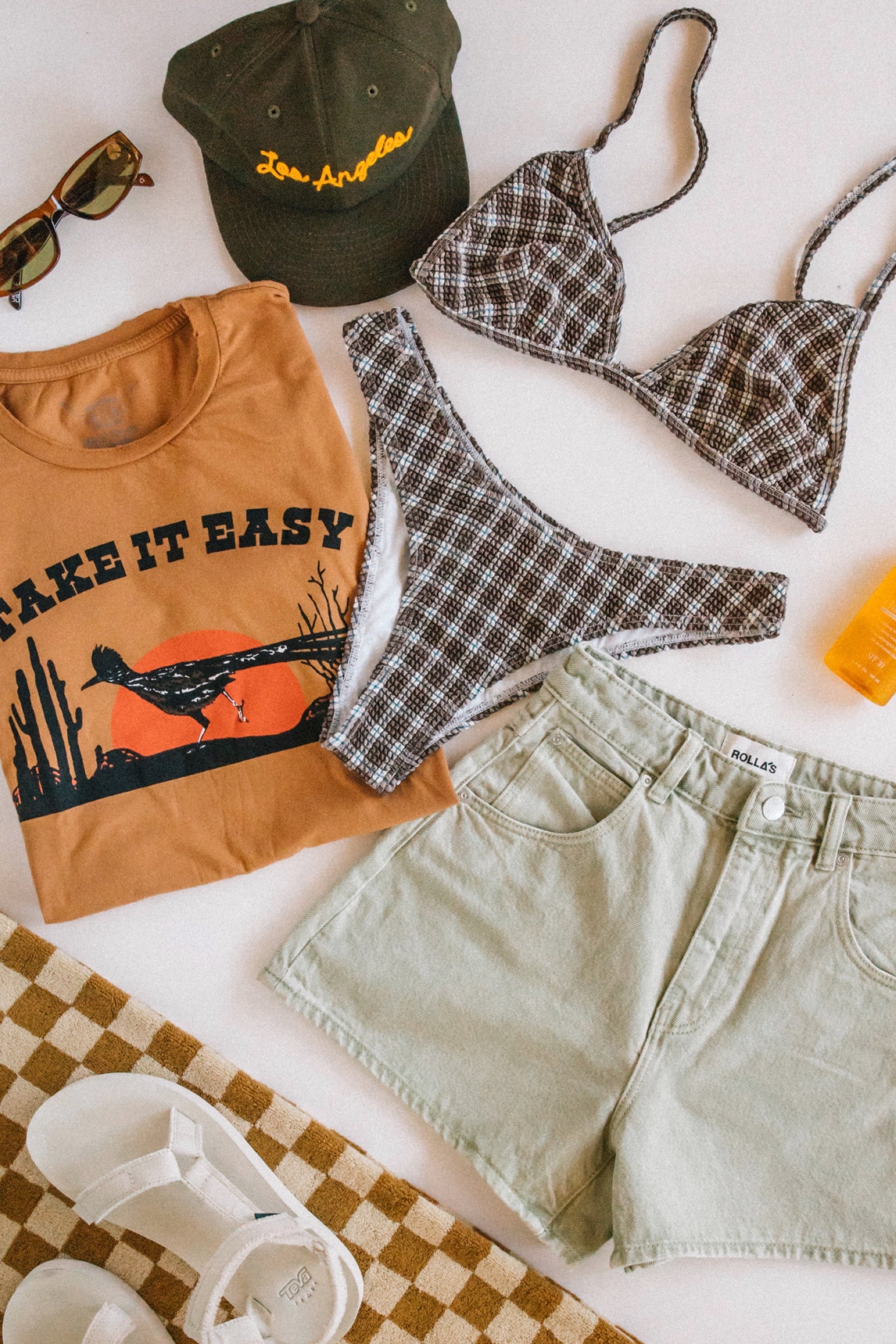 Cognac Take It Easy Women's Tee