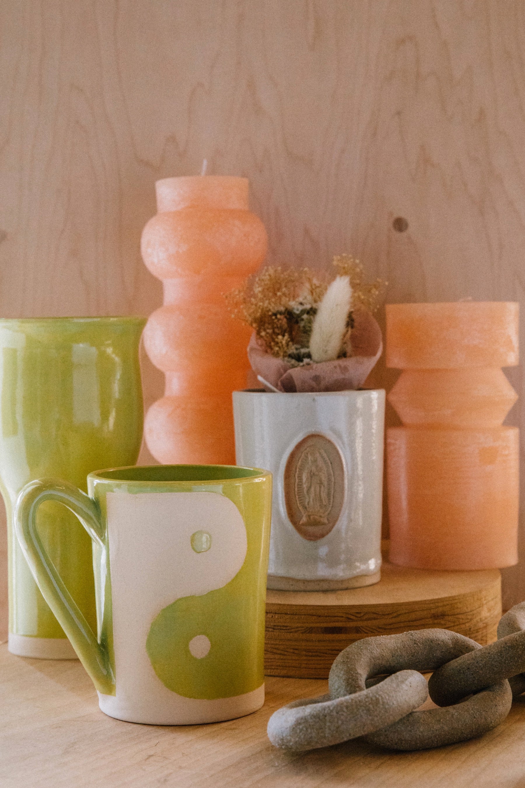 Lime Curve Vase