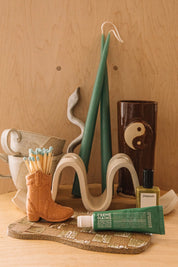 X Prism Chocolate Yin Yang Vase