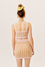 Light Pink Cher Crop Tank