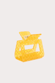 Checkered Sunshine Claw Clip