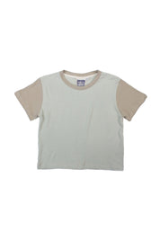 Color Block Cropped Lorel Tee
