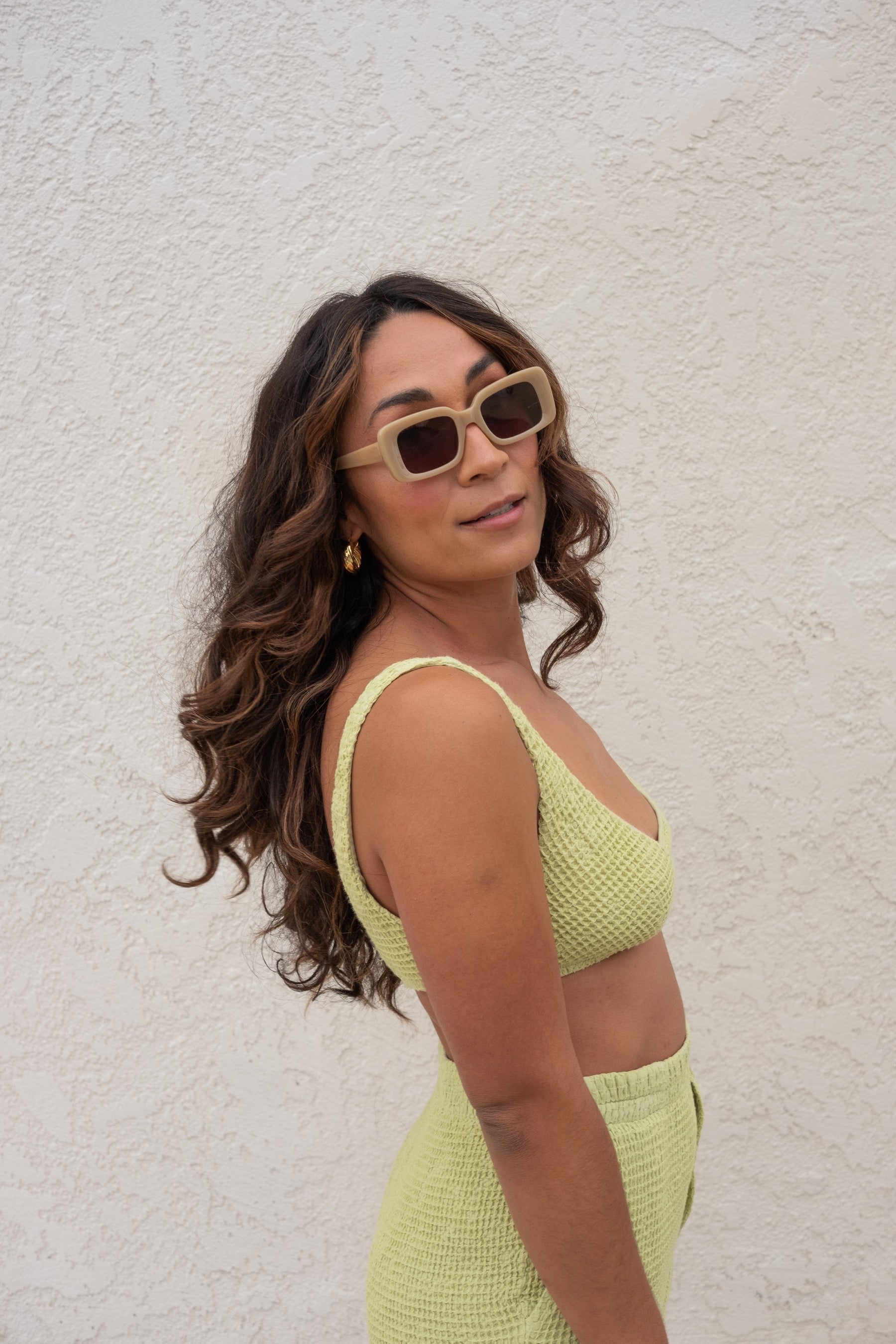 Tan Golden Era Sunglasses