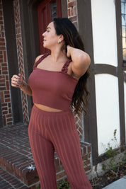 Clove Cora Ruffle Tank
