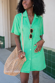 Kiwi Terry Shirt Dress