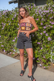 Stoned Black Classic Cutoff