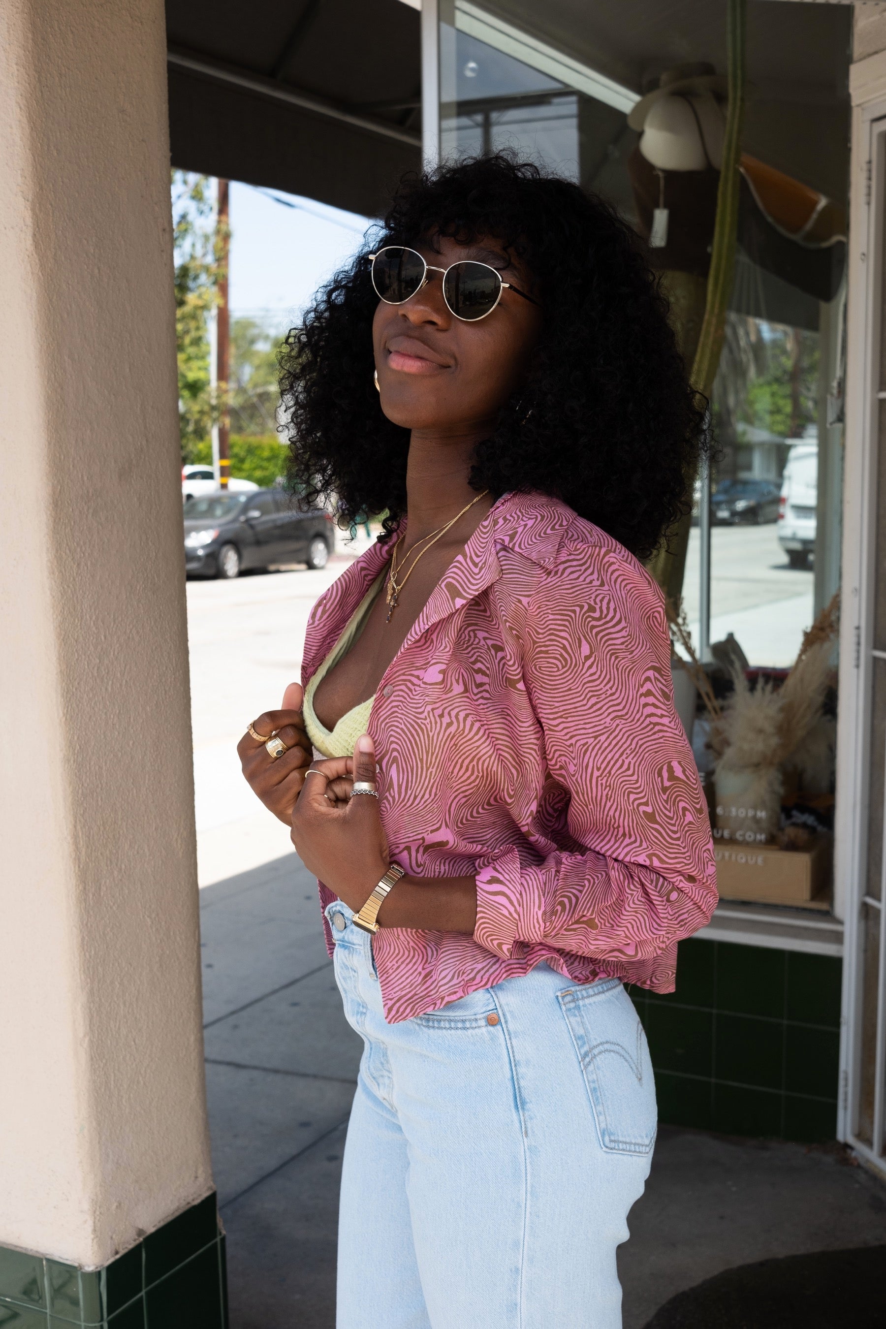 Light Fuschia Sonia Top