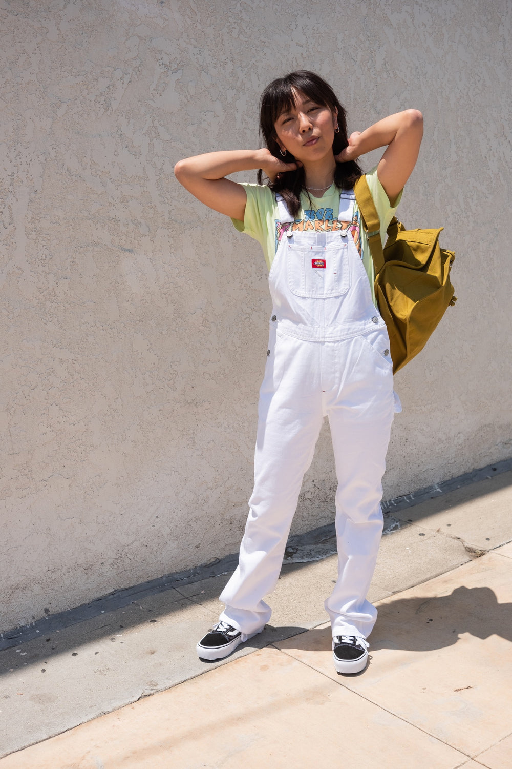Relaxed Overalls - White