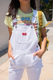 Relaxed Overalls - White