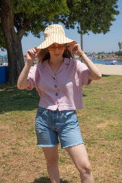 Martie Stripe Steffany Sun Hat