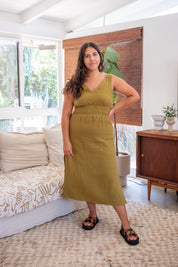 Moss Green Kayla Dress