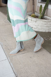 Dusty Blue Suede New Frontier Boot