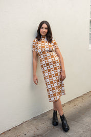 Toasted Pecan Debbie Dress