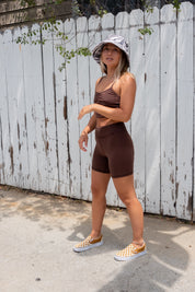 Espresso Stretch Shorts