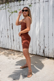 Chocolate Tarley Dress