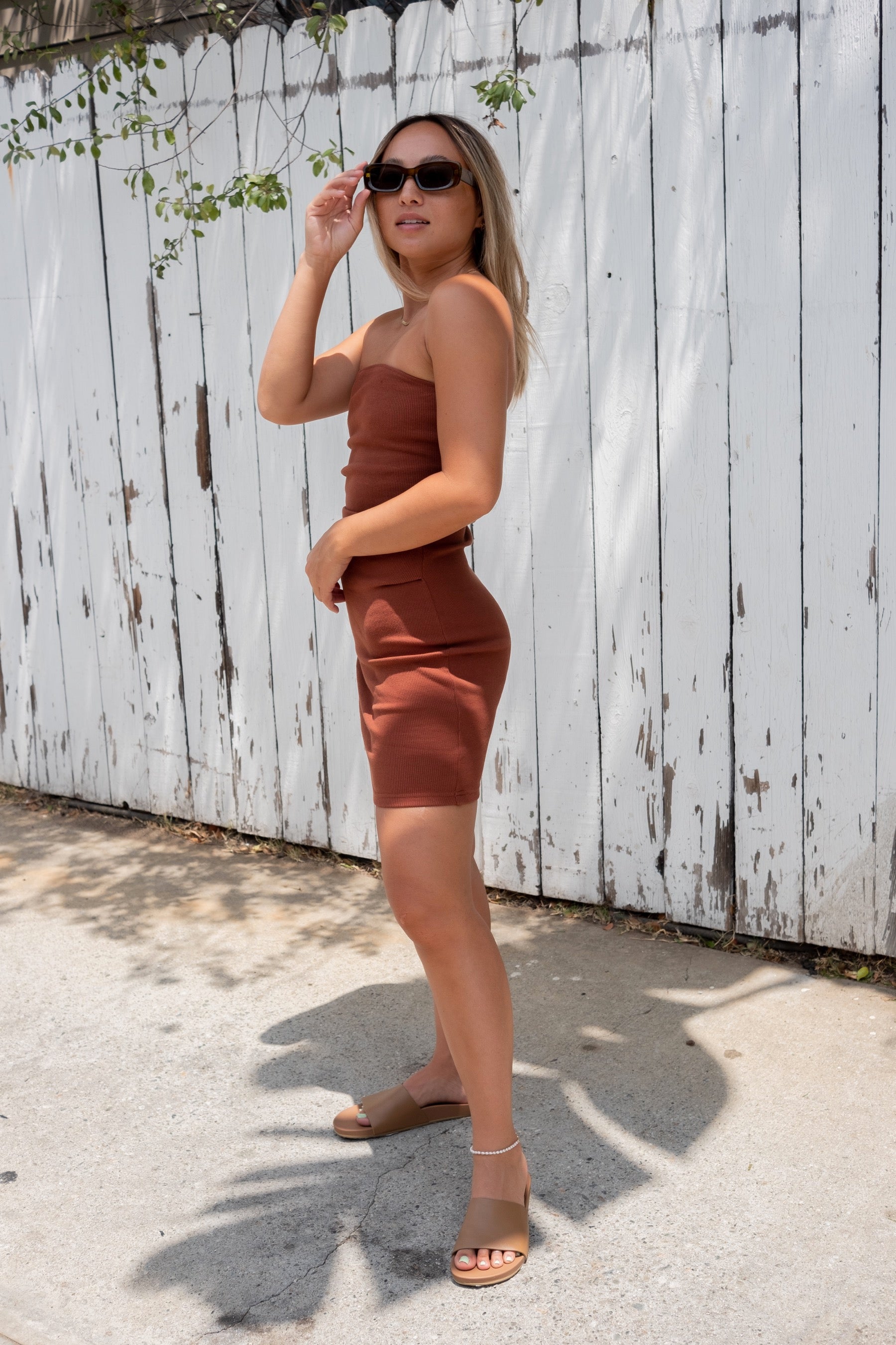 Chocolate Tarley Dress