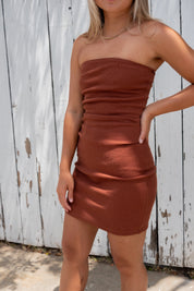 Chocolate Tarley Dress