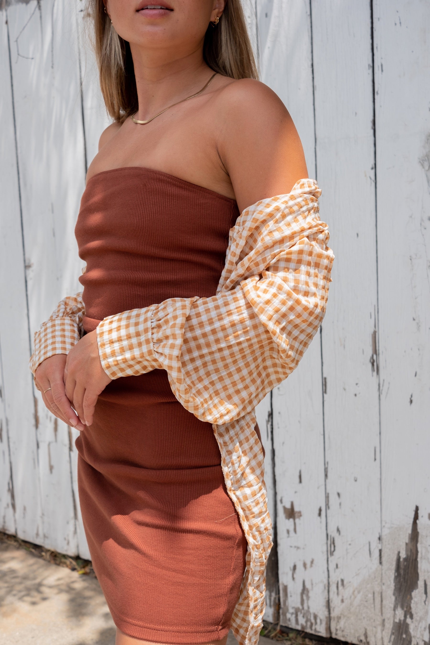 Chocolate Tarley Dress