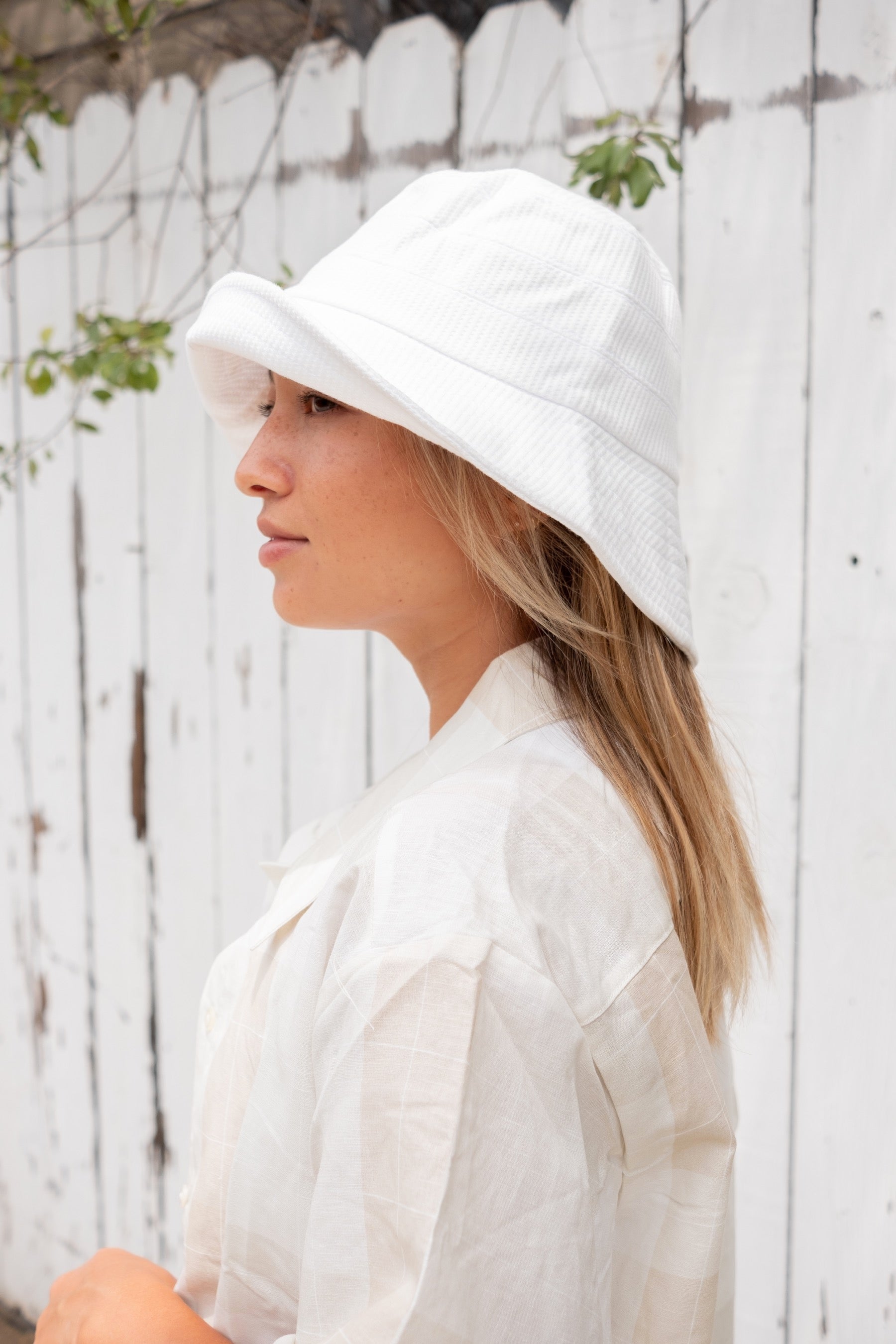 Milk Waffle Bucket Hat