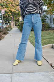 Cindy Blue Eastcoast Crop Flare