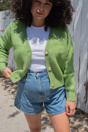 Green Wilma Cardigan
