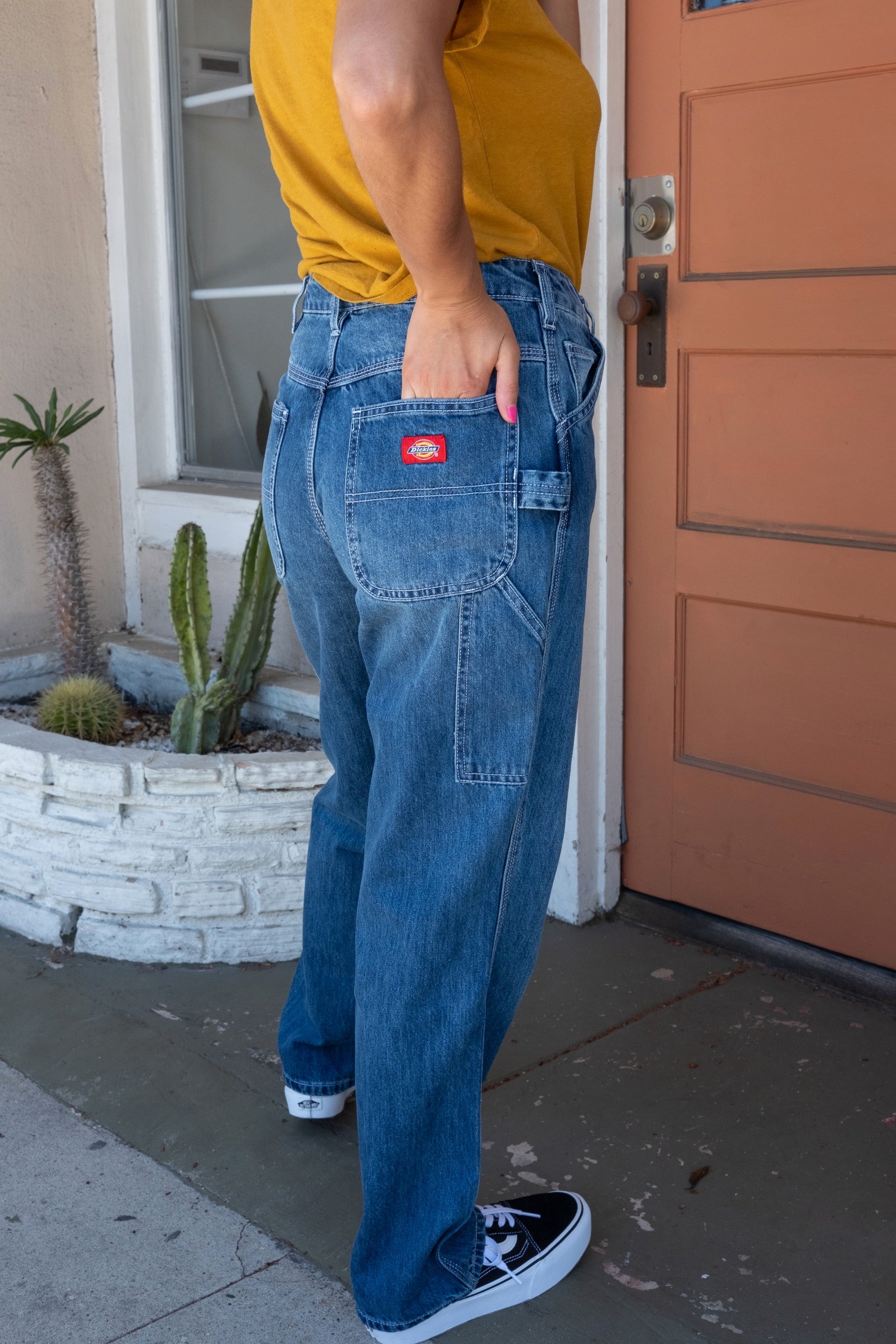 Medium Wash Denim Carpenter Pant