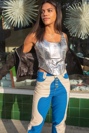 Silver Mustang Bustier