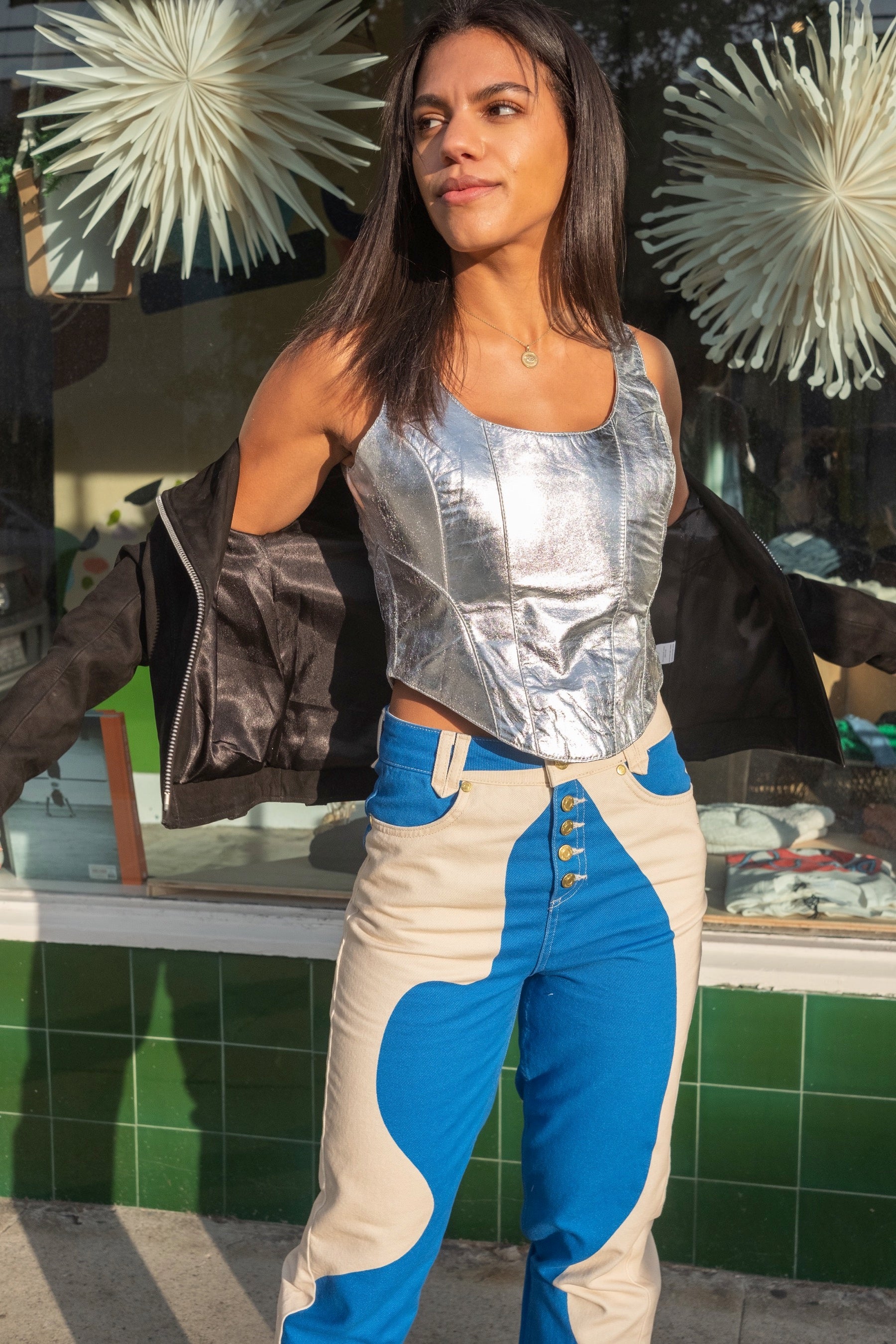 Silver Mustang Bustier