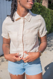 Cereal Linen Safari Shirt